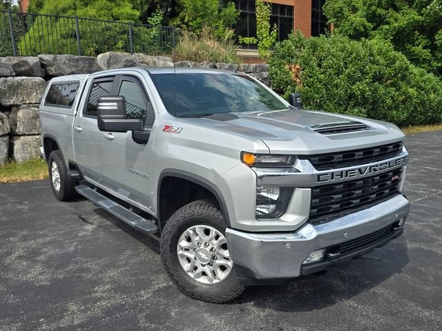 2020 Chevrolet Silverado 2500 HD LT in Silver Ice Metallic — front three-quarter view