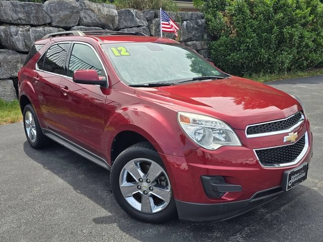 2012 Chevrolet Equinox LT w/1LT in Cardinal Red Metallic — front three-quarter view