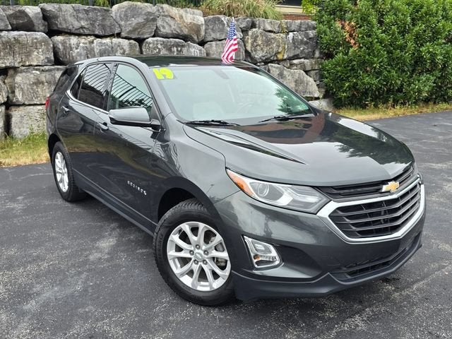 2019 Chevrolet Equinox LT in Nightfall Gray Metallic — front three-quarter view