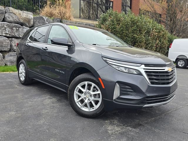 2023 Chevrolet Equinox LT in Iron Gray Metallic — front three-quarter view