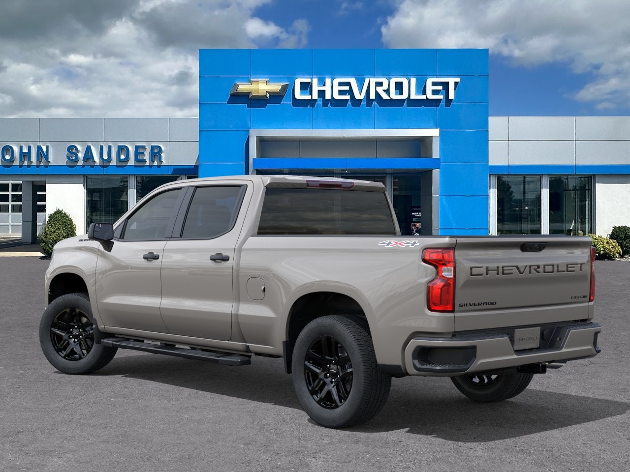2026 Chevrolet Silverado 1500 — rear three-quarter view