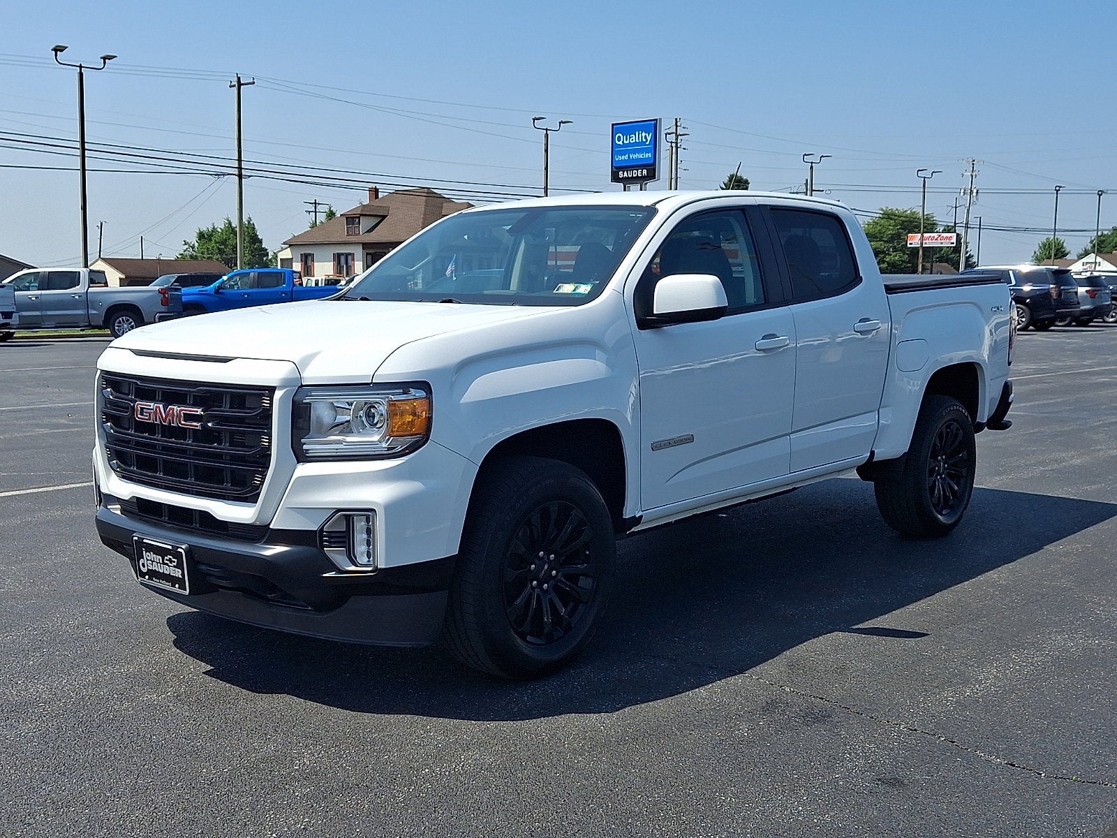 2022 GMC Canyon — rear three-quarter view
